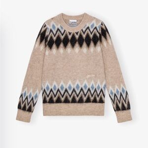 Ganni Fine Brushed Alpaca Sweater